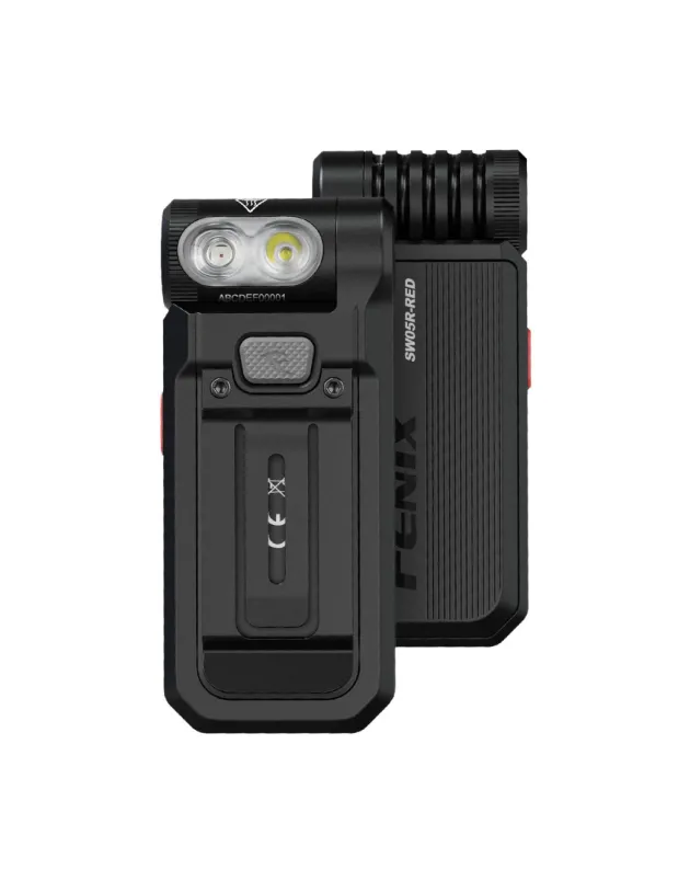 SW05R-RED - FENIX SW05R-RED Lampe Clip Rechargeable 150 lm 700mAh