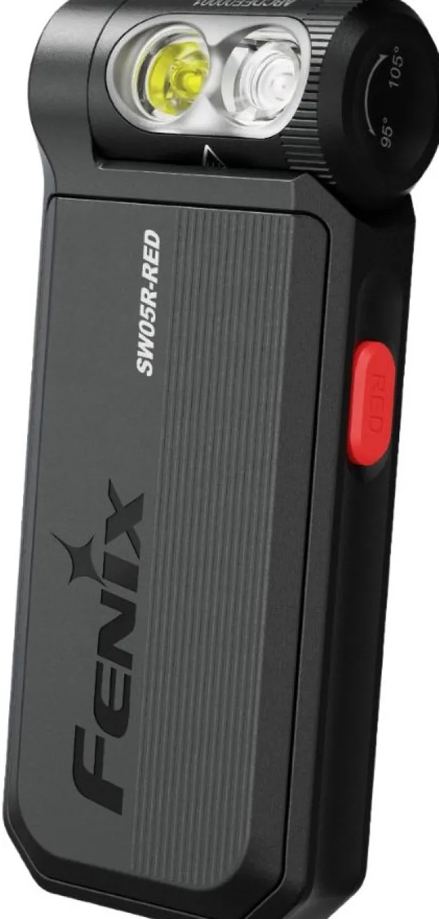 SW05R-RED - FENIX SW05R-RED Lampe Clip Rechargeable 150 lm 700mAh