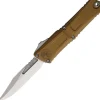 1146-10TA - Microtech Combat Troodon Gen 3 Bowie SW Tan