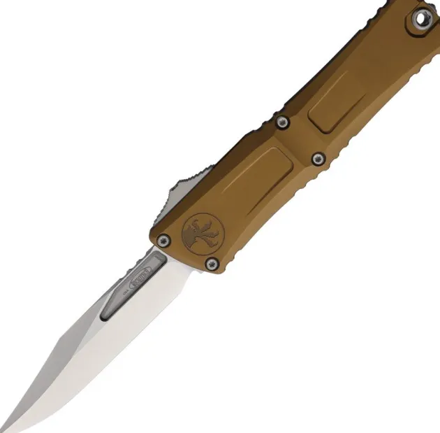1146-10TA - Microtech Combat Troodon Gen 3 Bowie SW Tan