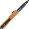 122-3TA - Microtech D/E Tan Tactical Full Serrated