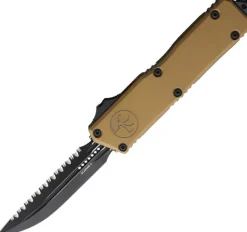 1181-3TA - Microtech Scarab II Gen III D/F-S Tactical Tan