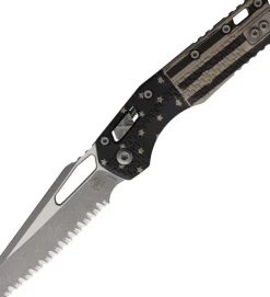 210T-12APPMFL - Microtech MSI Ram Lok S/E Tr-Grip Apo US Flag