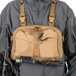 TB-NMB-CD-0135A - Helikon Tex Sacoche de poitrine Numbat Noir/Shadow grey