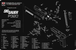 TEK17P320 - Tapis de démontage Tekmat pour pistolet P320