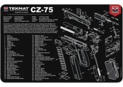 TEKR17CZ75 - Tapis de démontage Tekmat pour pistolet CZ-75