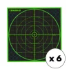 TG-TG10A6 - TruGlo - Cibles auto adhesive et réactive TruSee 305 x 305 mm - Verte fluorescente x6
