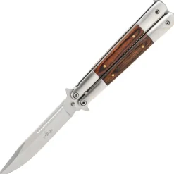 TH.K2095 COUTEAU PAPILLON THIRD INOX/PAKKA INOX MAT