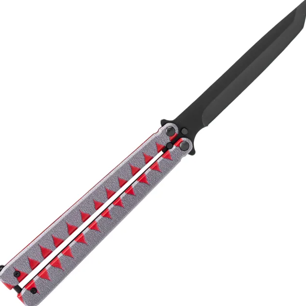 TH-K2946N - Third Couteau Papillon Gris/rouge 15 cm