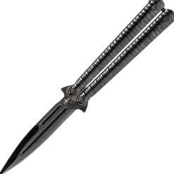 TH-16072N - Third Couteau Papillon Glow Black