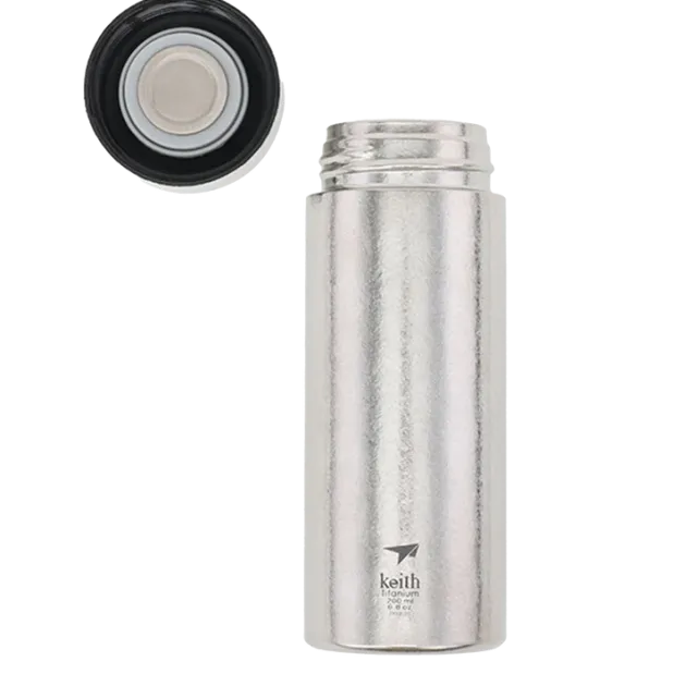 TI3122 - Keith Flasque Isotherme Ronde Titane 200mL