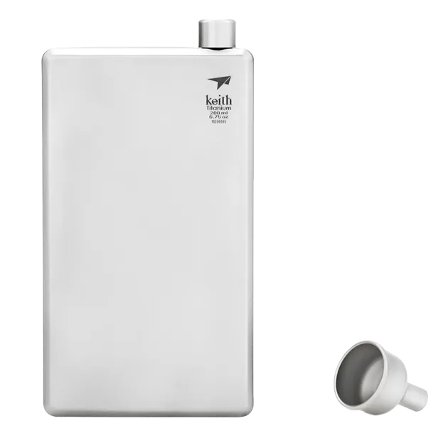 TI9307 - Keith Flasque Titane Rectangulaire 200mL
