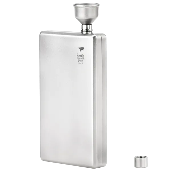 TI9307 - Keith Flasque Titane Rectangulaire 200mL