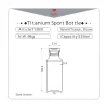 TI3031 - Keith Gourde de Sport Titane 550mL