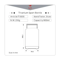 TI3035 - Keith Gourde Sport Titane 900mL