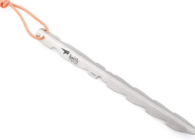 TI1204 - Keith Titanium Piquet de Tente 165mm Ultra-léger