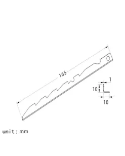 TI1204 - Keith Titanium Piquet de Tente 165mm Ultra-léger