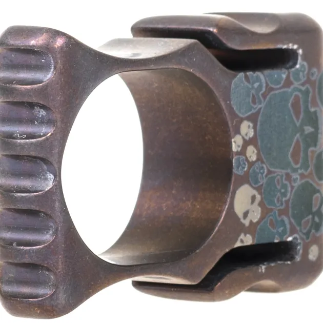 TIKNU9SK - Impact Tool Titane Anodisé Skull