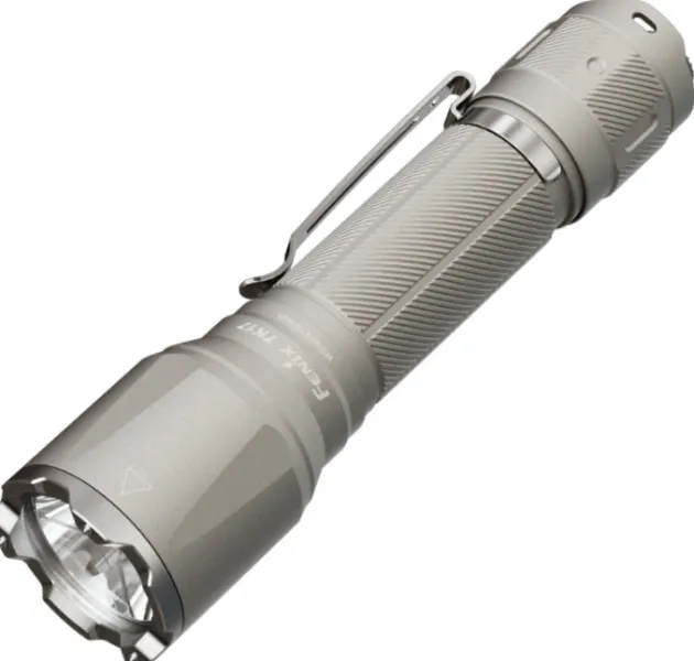 TK17 CRAFT - FENIX TK17 Ceramic Khaki Torche Tactique 3600lm 6000mAh 21700 USB-C Instant Strobe
