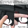TLT-TKSMRR - UTG® AR15 Ambidextrous Extended Magazine Release Red