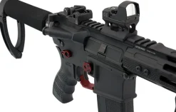 TLT-TKSMRR - UTG® AR15 Ambidextrous Extended Magazine Release Red