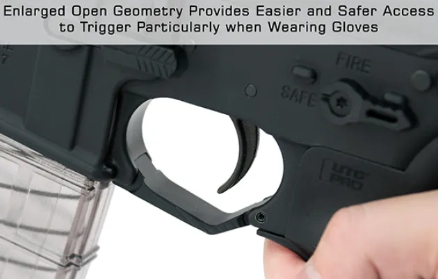 TLT-TKSTG - UTG® AR15 Oversized Trigger Guard Matte Black