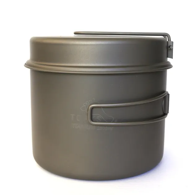 TOCKW-1600 - Toaks Gamelle titane 1600 ml avec couvercle poele