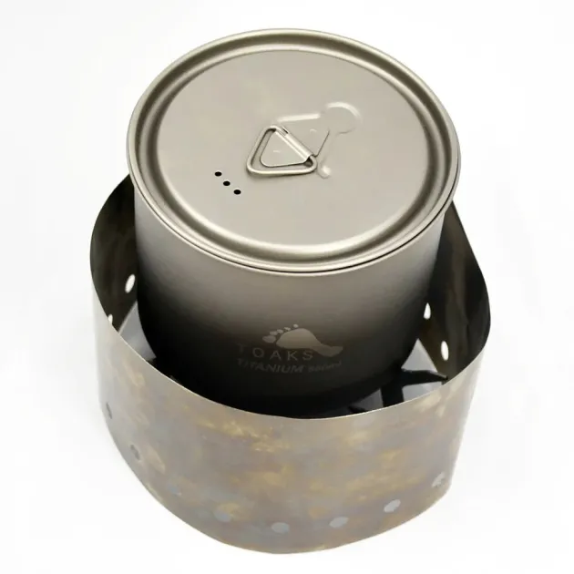 TOCS-01 - Toaks Kit complet popote pour combustible solide titane