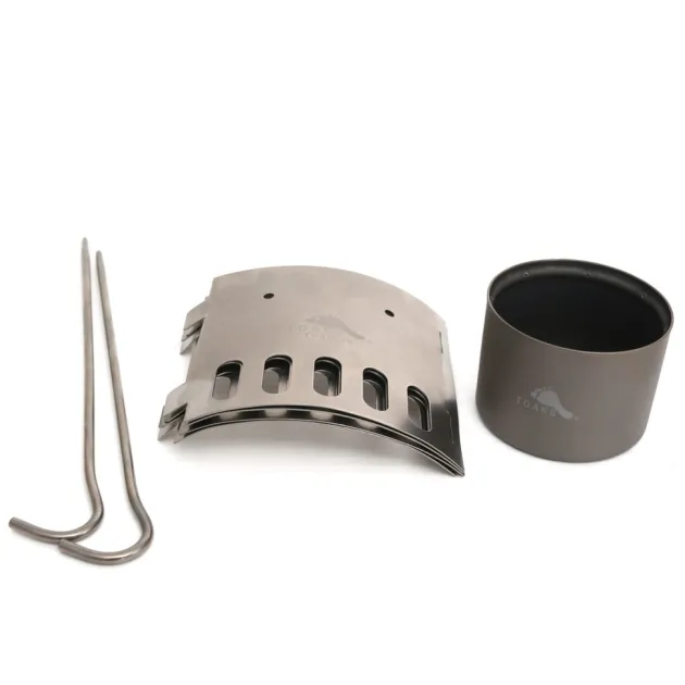 TOFRM-03 - Toaks Support et coupe vent titane pour réchaud à alcool
