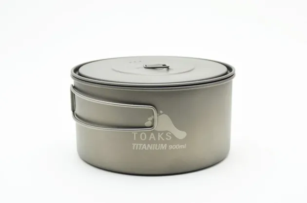 TOPOT-900-D130 - Toaks Gamelle titane 900 ml avec couvercle diamètre 130 mm