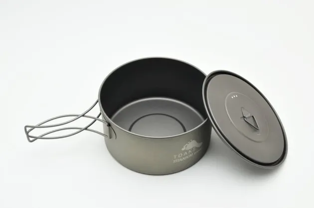 TOPOT-900-D130 - Toaks Gamelle titane 900 ml avec couvercle diamètre 130 mm