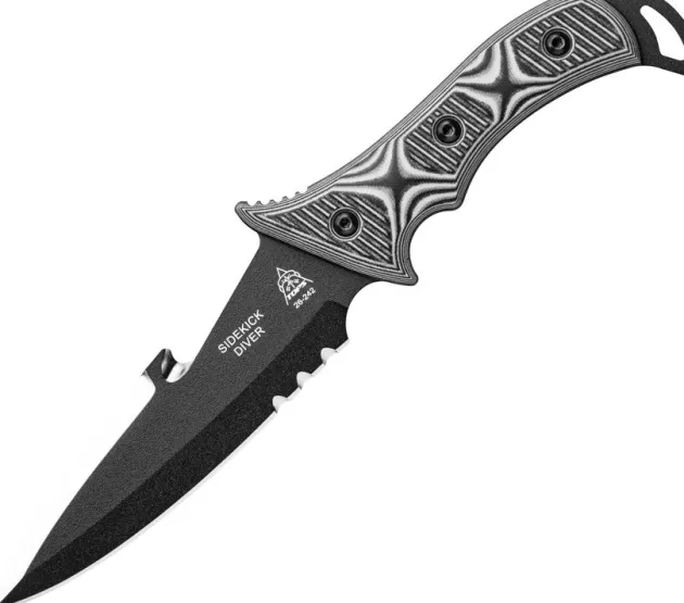 TOPS Sidekick Diver Double Edge couteau de plongée