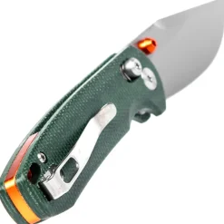 Trivisa Butterfly-GM Crossbar Stonewash14C28N Green Micarta