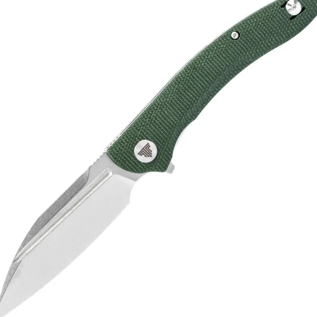Trivisa Cuckoo-GM Black 14C28N Green Micarta