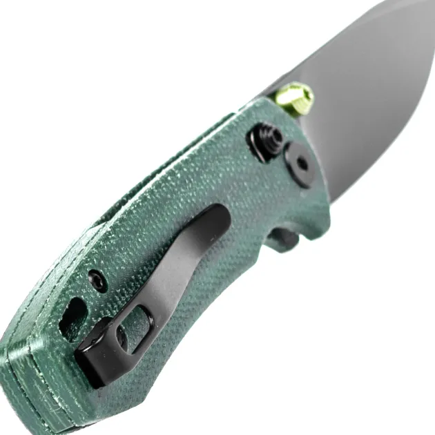 Trivisa Dragonfly-GM Crossbar Black 14C28N Green Micarta