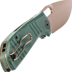 Trivisa Gecko-GM Rose Gold 14C28N Green Micarta