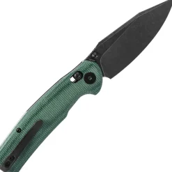 Trivisa Hornet-BM Crossbar Lock Micarta Blackwash 14C28N
