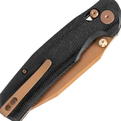 Trivisa Hornet-BM Crossbar Lock Micarta Rose Gold 14C28N