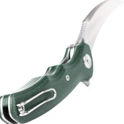 Trivisa Lacerta-04G Stonewash 14C28N Green Micarta