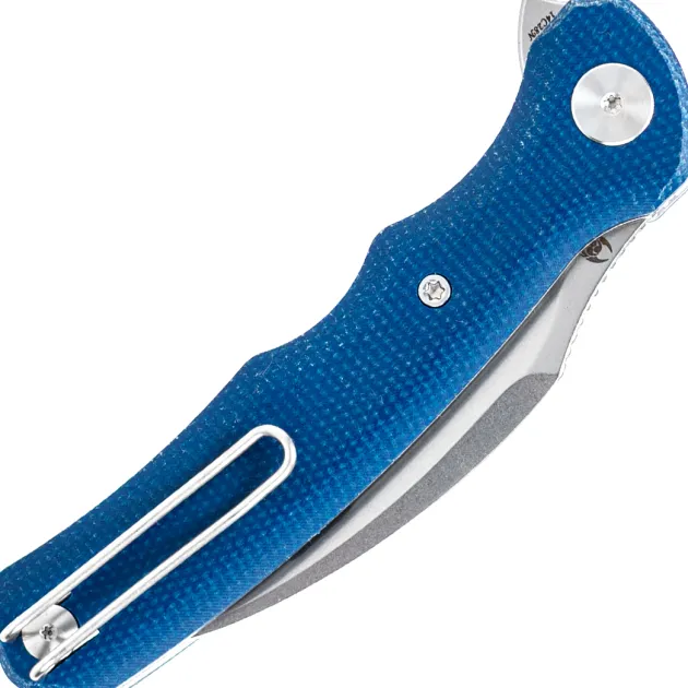 Trivisa Lacerta-04L Stonewash 14C28N Denim Micarta