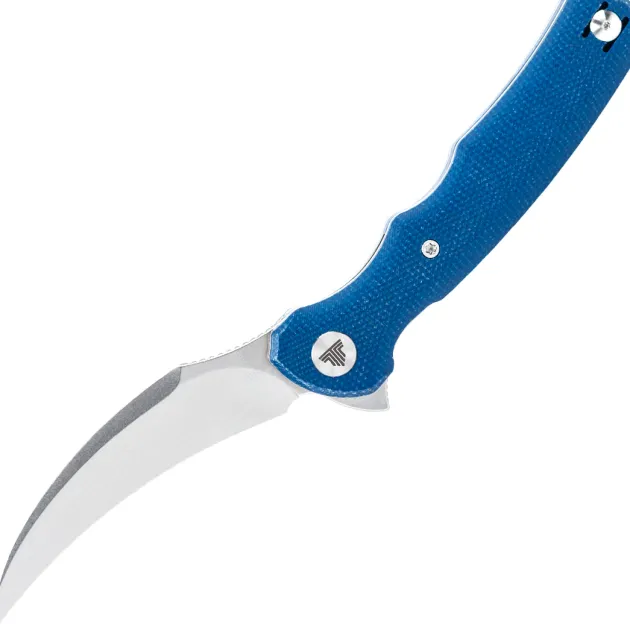 Trivisa Lacerta-04L Stonewash 14C28N Denim Micarta