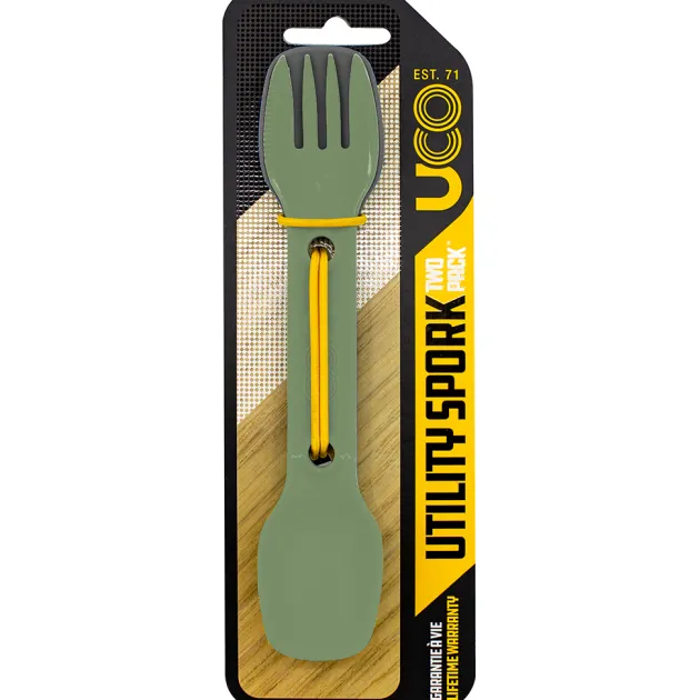 UCOSPORSCG - UCO Utility Spork Pack de deux Bleu et Jaune
