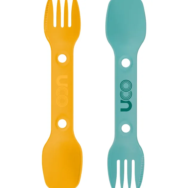 UCOSPORSCG - UCO Utility Spork Pack de deux Bleu et Jaune
