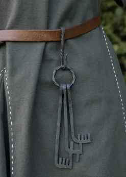 ULF-BK-52 - ULFBERTH LARP Crochet de ceinture en acier forgé à la main