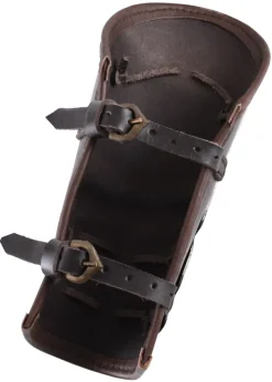 ULF-LP-19 - LARP 1 ULFBERTH Brassard en Acier et Cuir 1 pièce