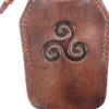 ULF-LP-50 - LARP ULFBERTH Porte-clés Triskele Cuir