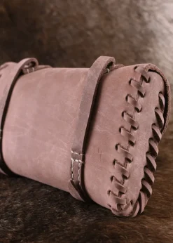 ULF-LP-15 - LARP ULFBERTH Sac en cuir avec deux boucles