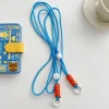 VAA4-01 - VIPERADE 110cm Dragonne pour Pochette "VE" Cordon Anti Perte Bleu/Orange