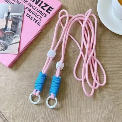 VAA4-11 - VIPERADE 110cm Dragonne pour Pochette "VE" Cordon Anti Perte Rose/Bleu