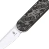 V2583A6 - Kizer Mini Bay 14C28N Vortex Pattern Micarta